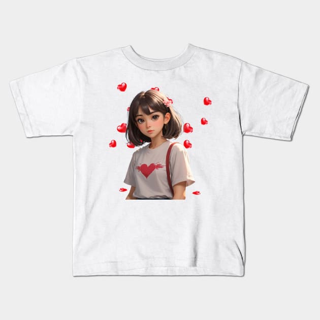 A Girls Love Kids T-Shirt by Phanomenal tees 